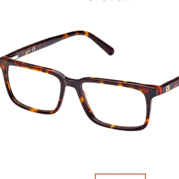 Guess GU 50068 Men Eyeglasses Frames RXABLE 052 Dark Havana NWT